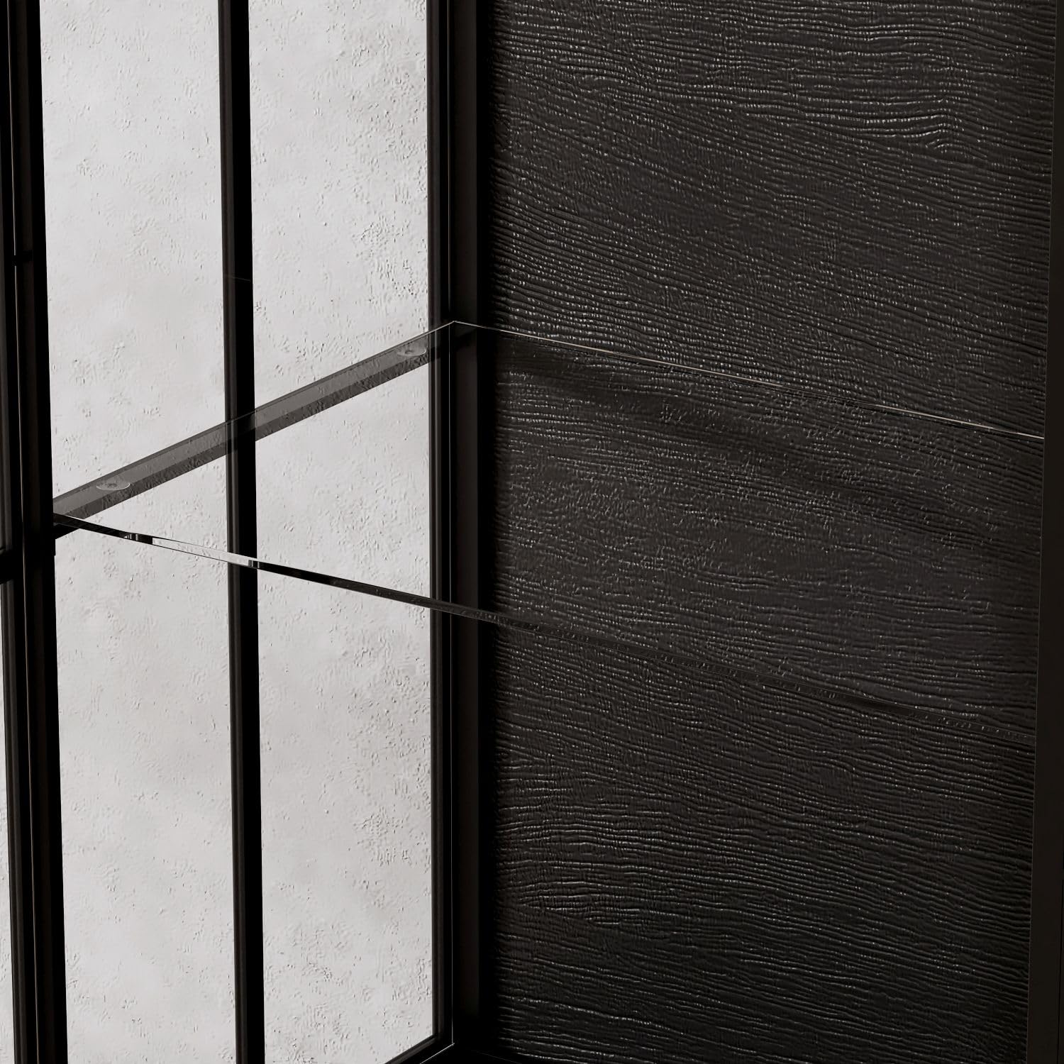 Glass Display Cabinet with LED Lighting