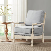 Accent Armchair with Solid Wood Frame