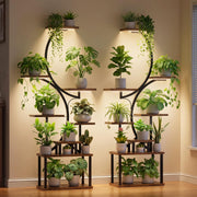 8-Tier Plant Stand Set with Grow Lights