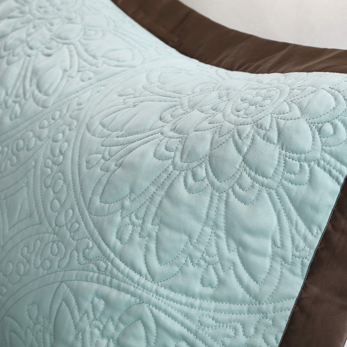 Blue Queen Comforter Set, 9-Piece