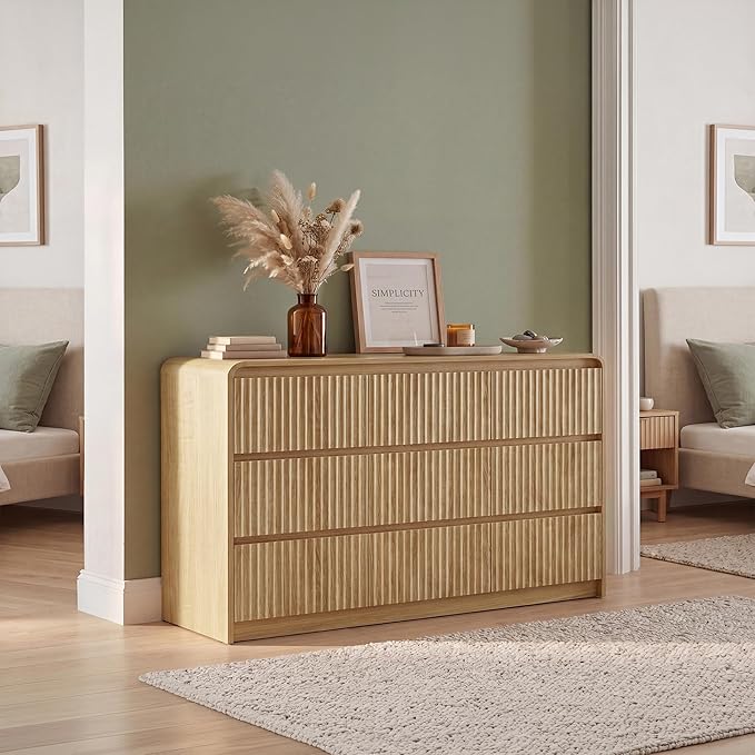 Rattan Dresser with Drawers
