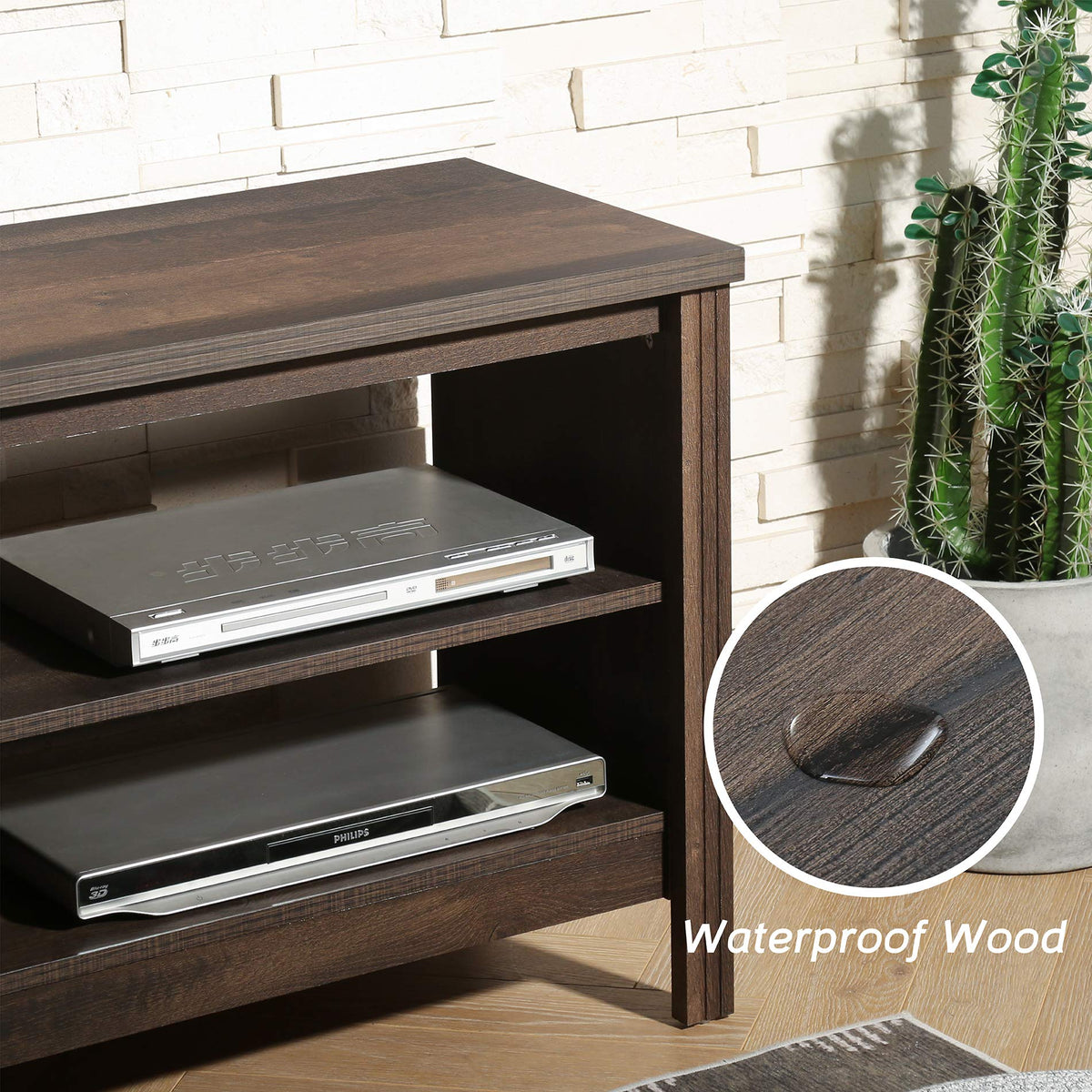 Farmhouse TV Stand with Storage