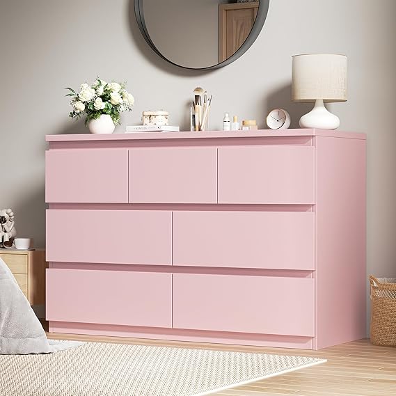 7-Drawer Horizontal Dresser with Deep Storage