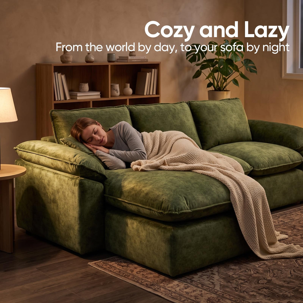 L-Shaped Modular Sectional Sofa