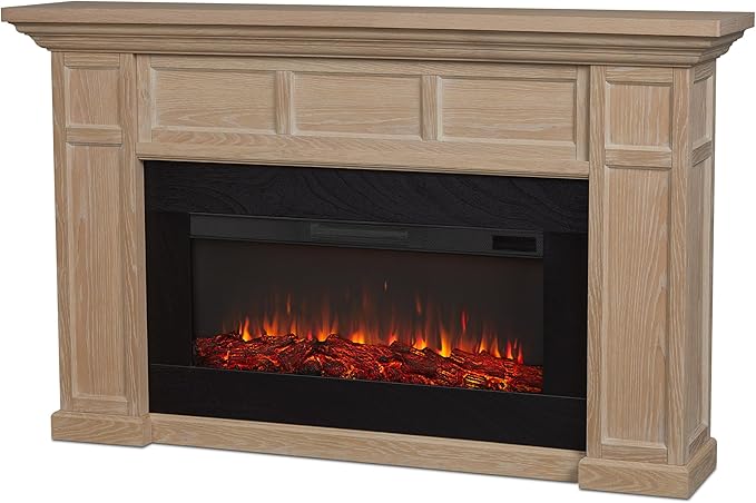 Alcott 75" Electric Fireplace with Mantel