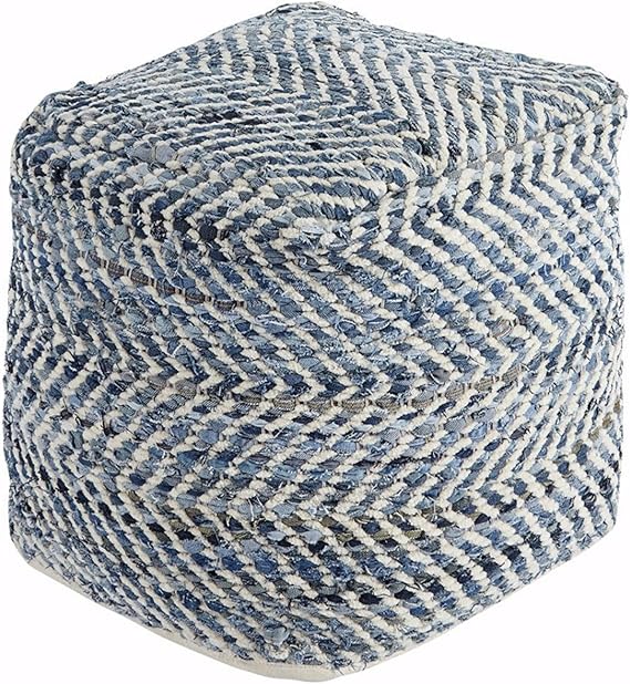 Absalom Hemp Pouf Ottoman