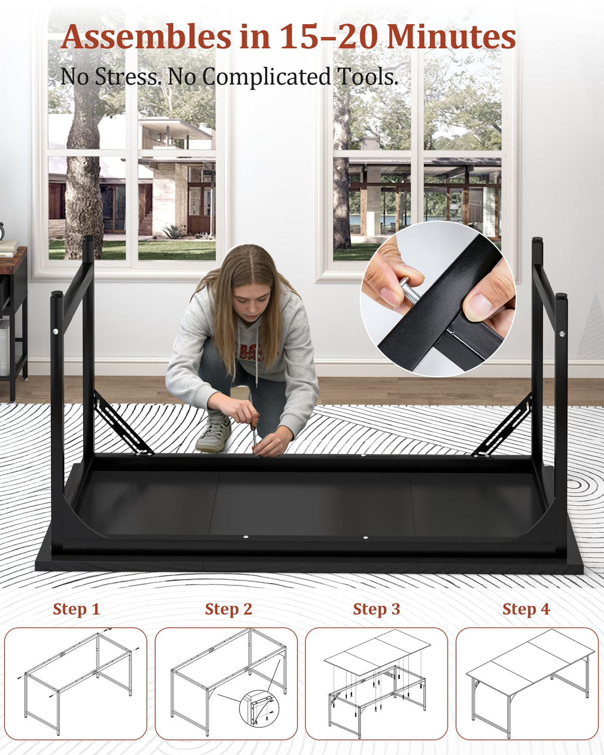 Black Computer Desk