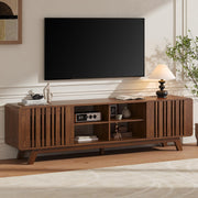 ONBRILL 70" TV Stand for TV Up to 85", Mid-Century Modern Television Stand