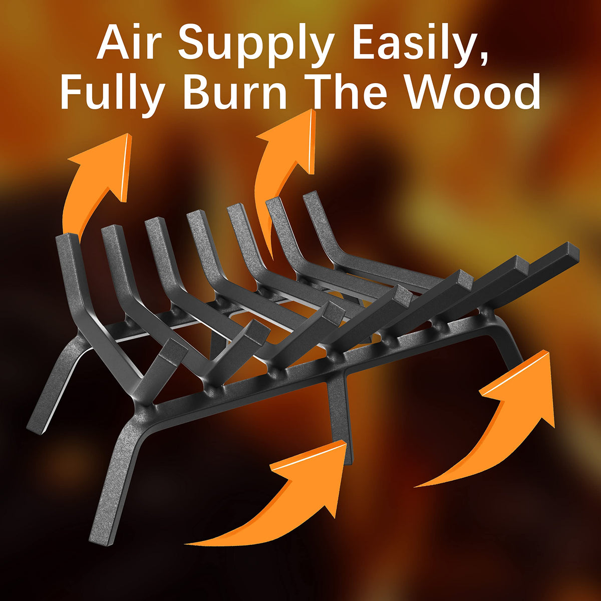 Steel Fireplace Grate