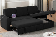 Reversible Sleeper Sectional with Storage