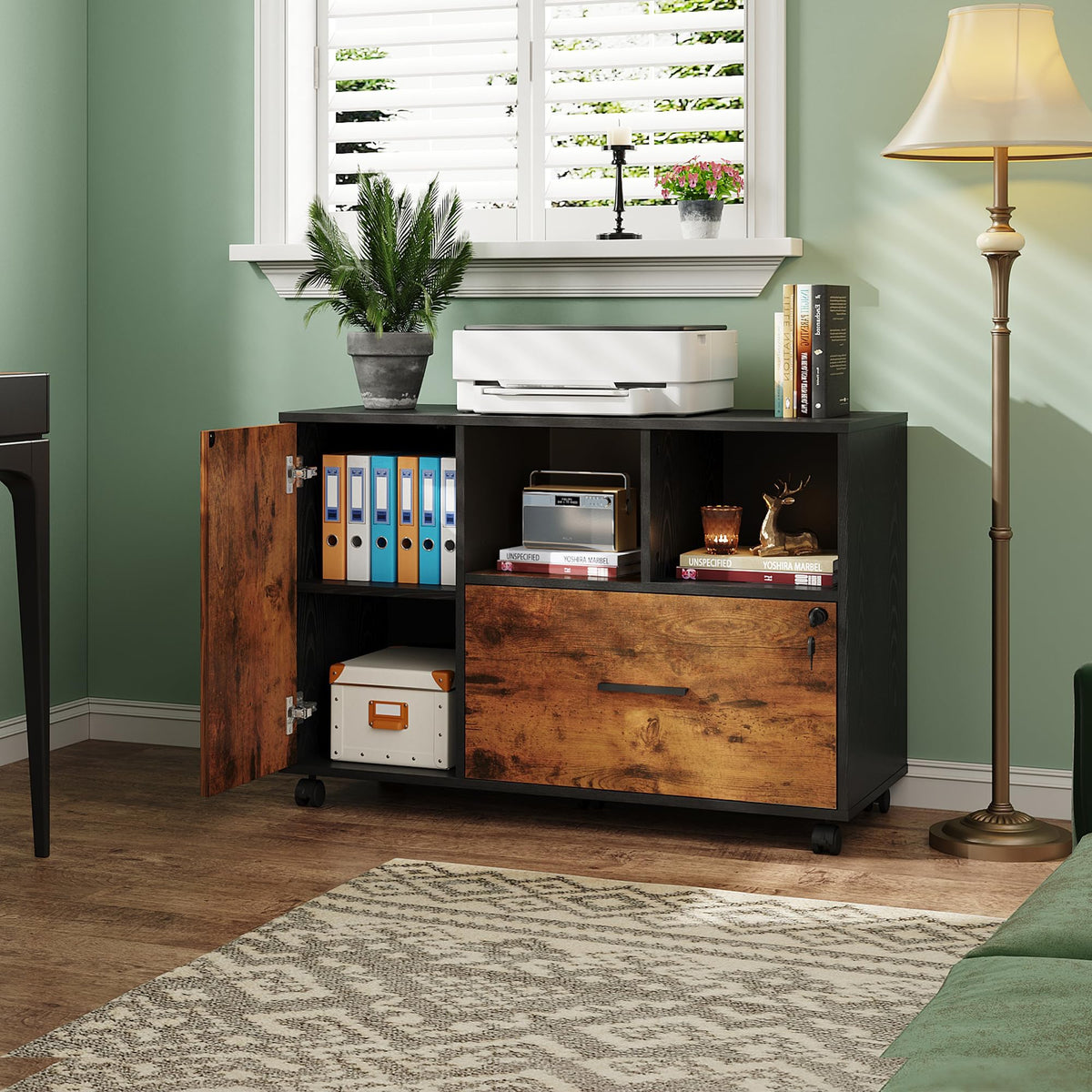 Mobile Locking File Cabinet