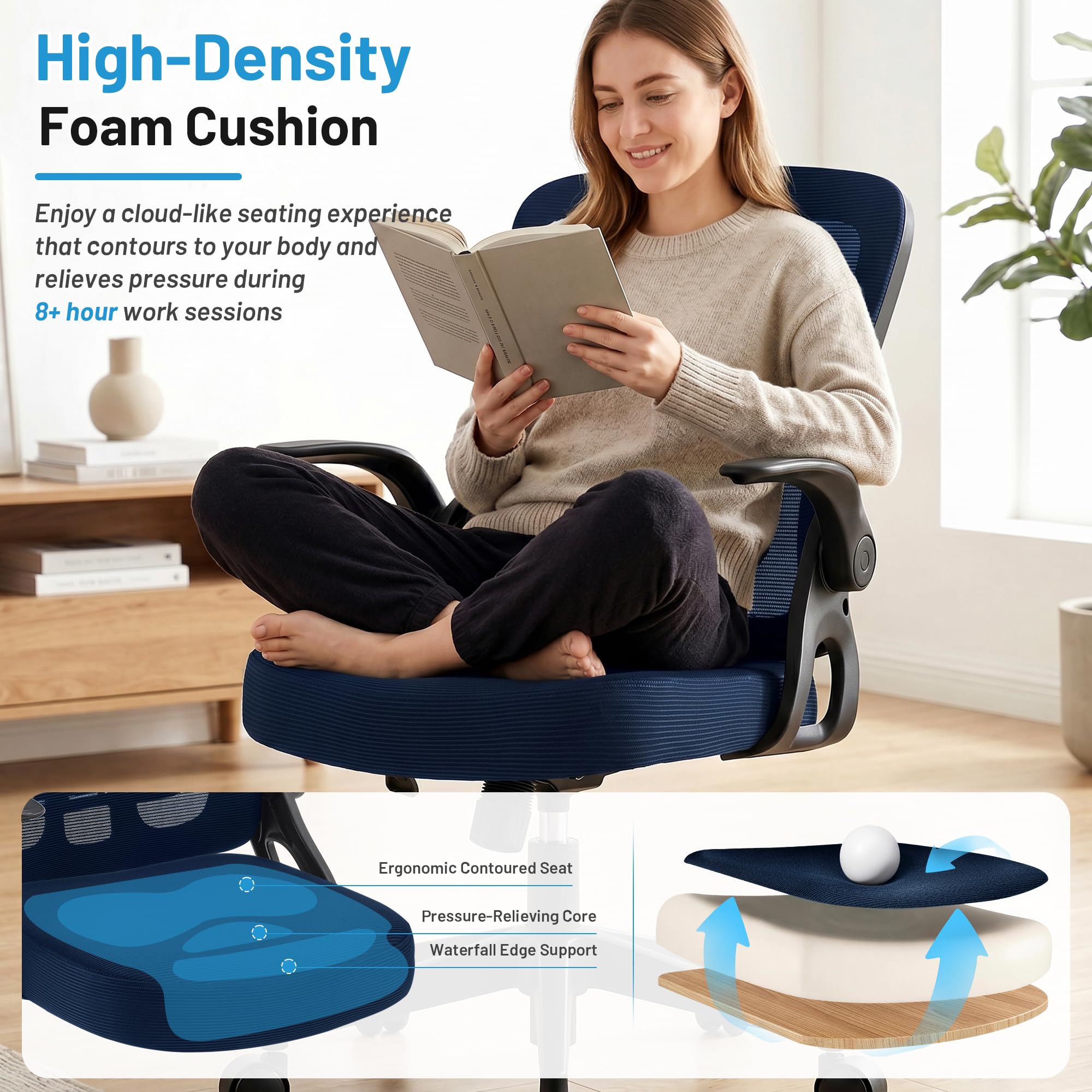Ergonomic High-Back Mesh Office Chair