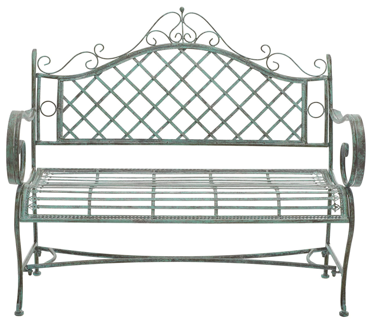 Wrought Iron Garden Bench