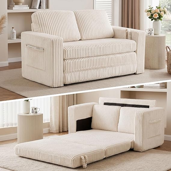 Corduroy Loveseat Sofa Bed