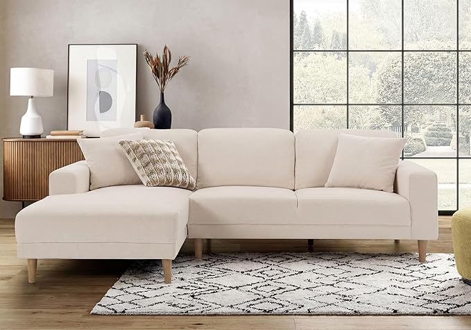 L-Shaped Sectional Sofa with Chaise