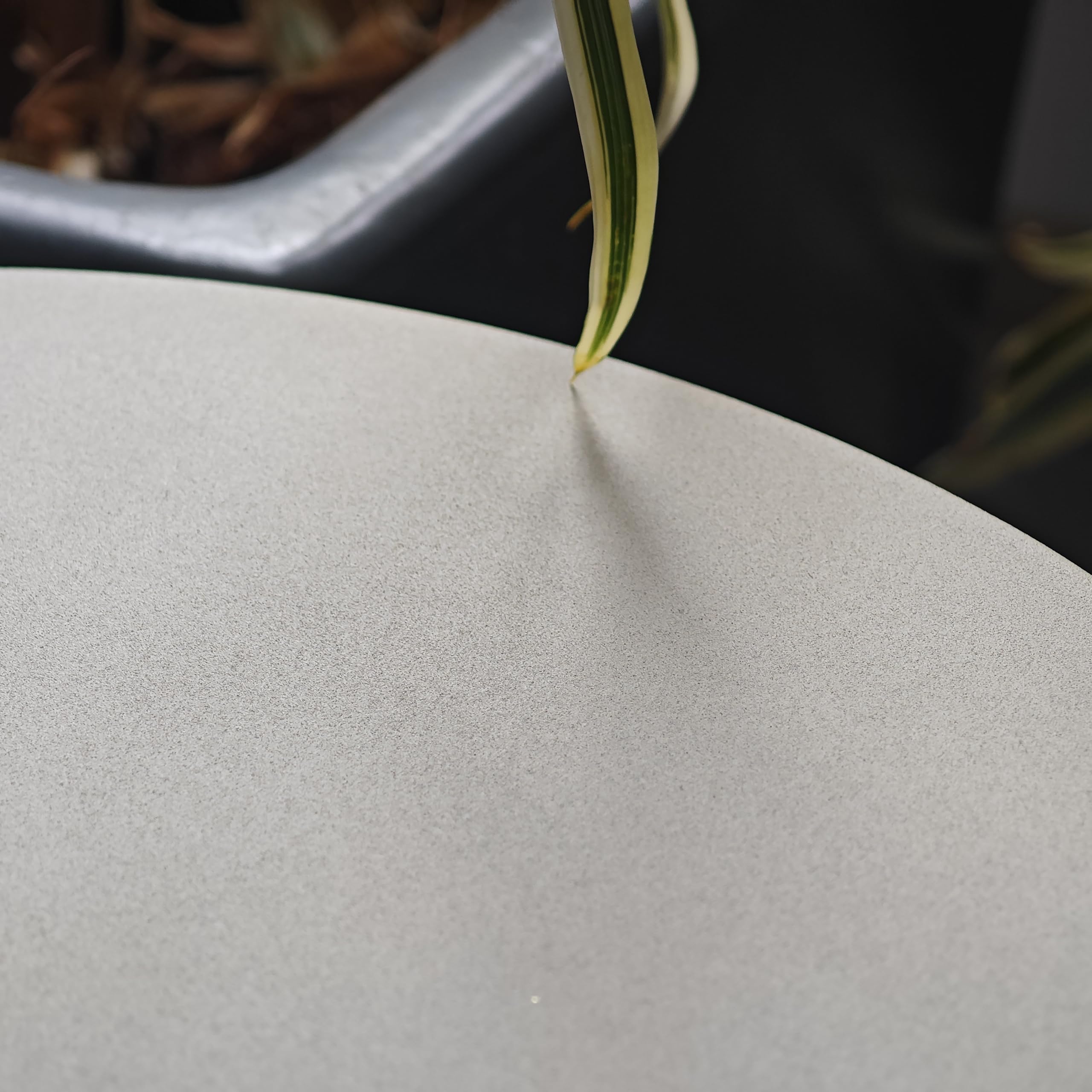 Round Metal Accent Side Table