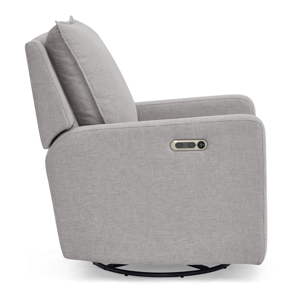 Delta Children babyGap Harlowe Power Recliner with USB-A & Charging Port Greenguard Gold Certified – Stain-Resistant Performance Fabric is Oeko-TEX Standard 100 Certified, Ash