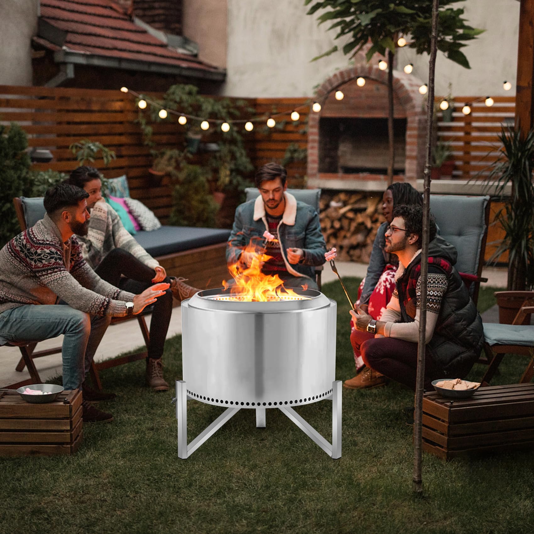 Fire Pit Stand for 27" Outdoor Fire Pits