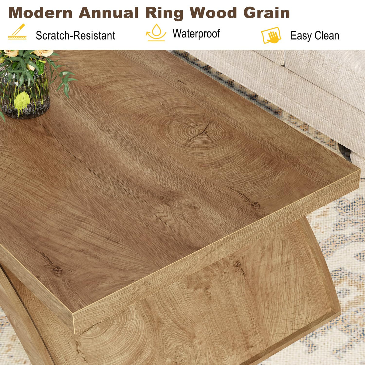 Arched Base Coffee Table