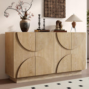 4-Door Wood Veneer Sideboard