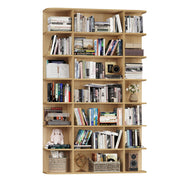 7-Tier Tall Bookshelf with 21 Open Display Shelves