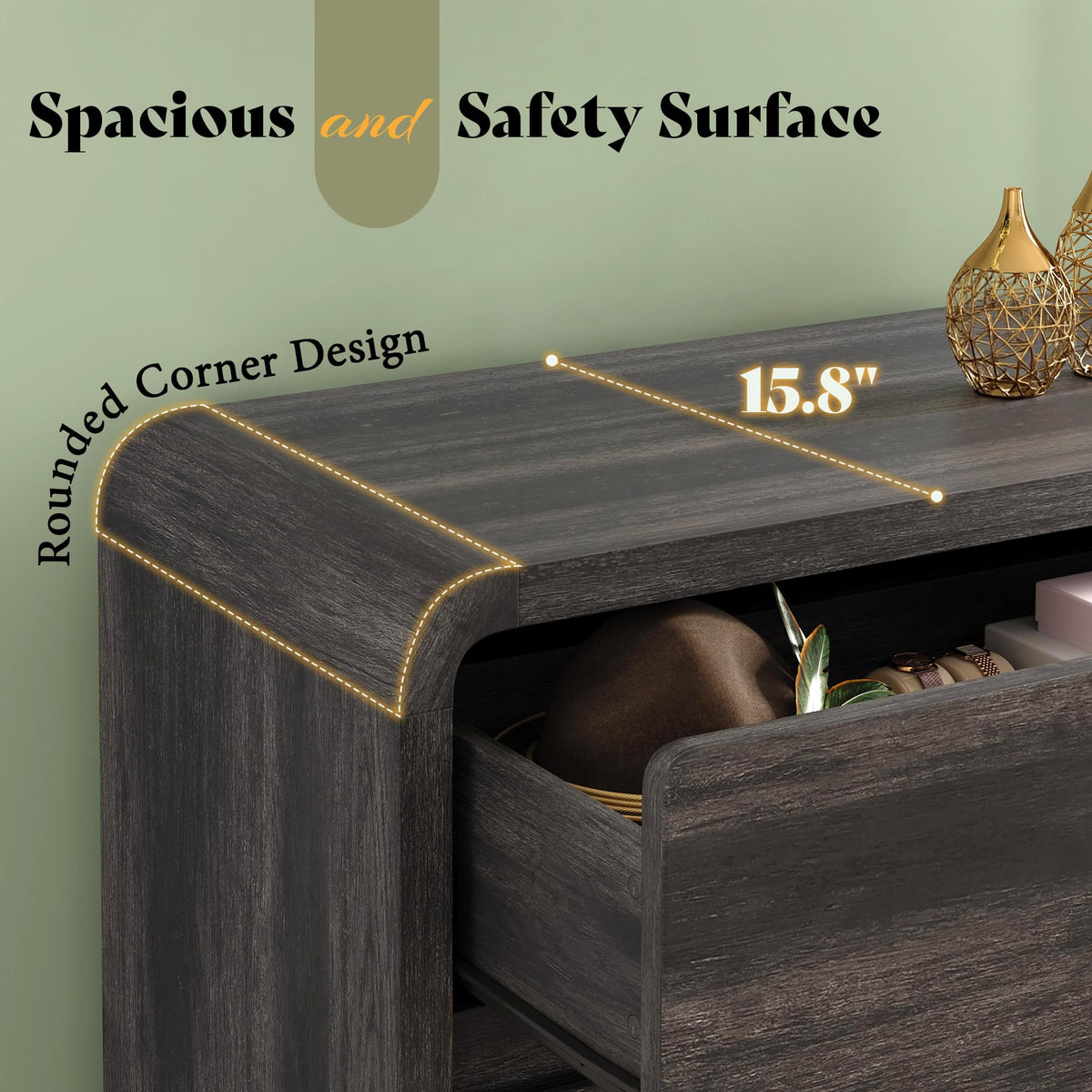 3-Piece Bedroom Set with 7-Drawer Dresser