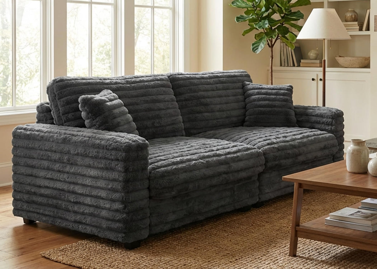 Corduroy Loveseat Sofa