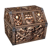 Pirate Treasure Chest with Skull Design