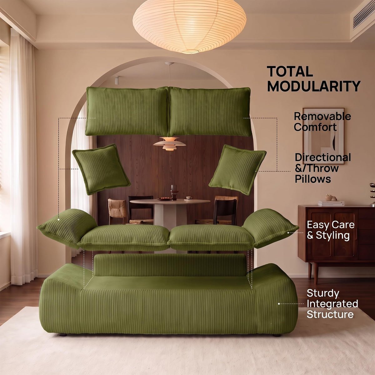 Oversized Loveseat Sofa