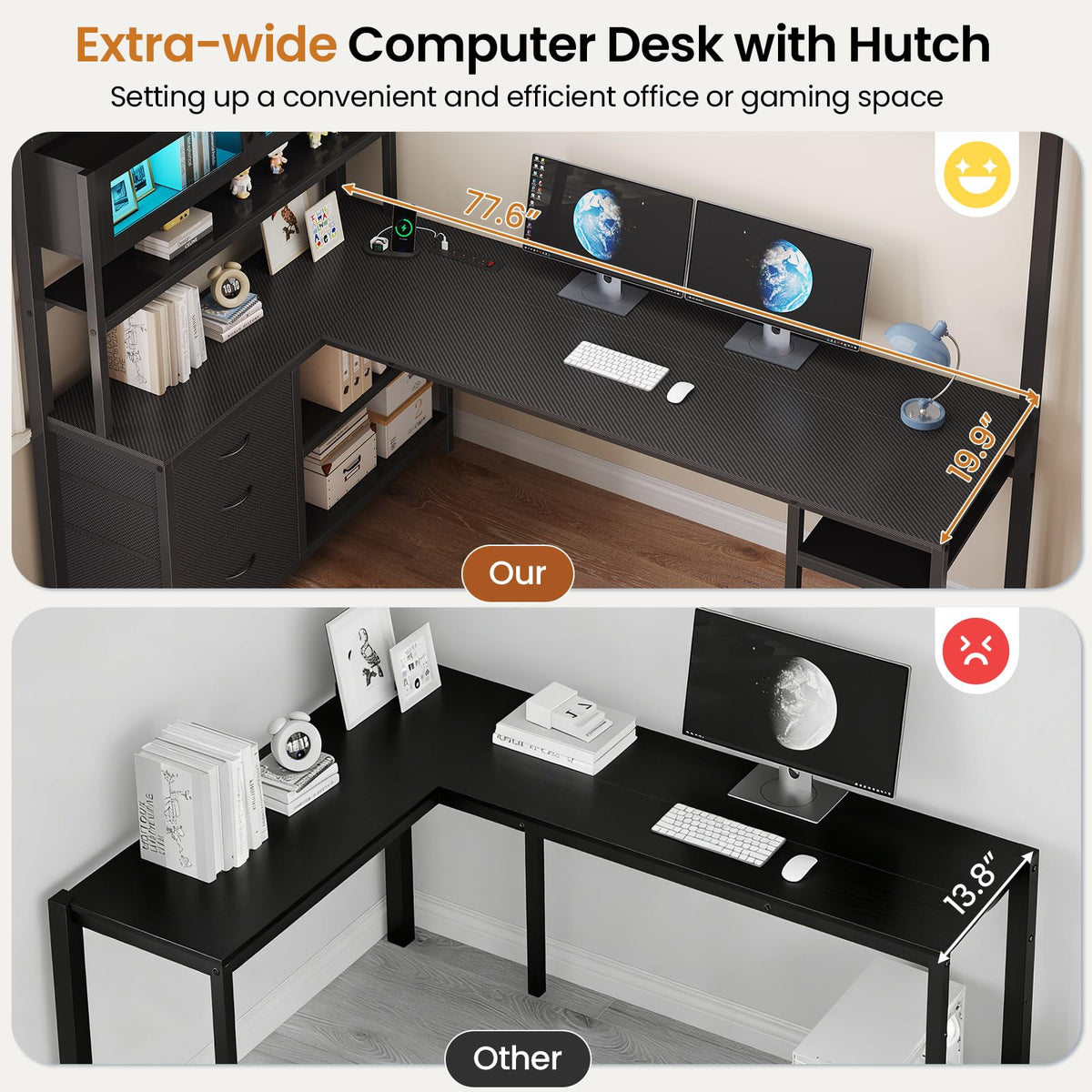 Twin Loft Bed with Gaming Desk