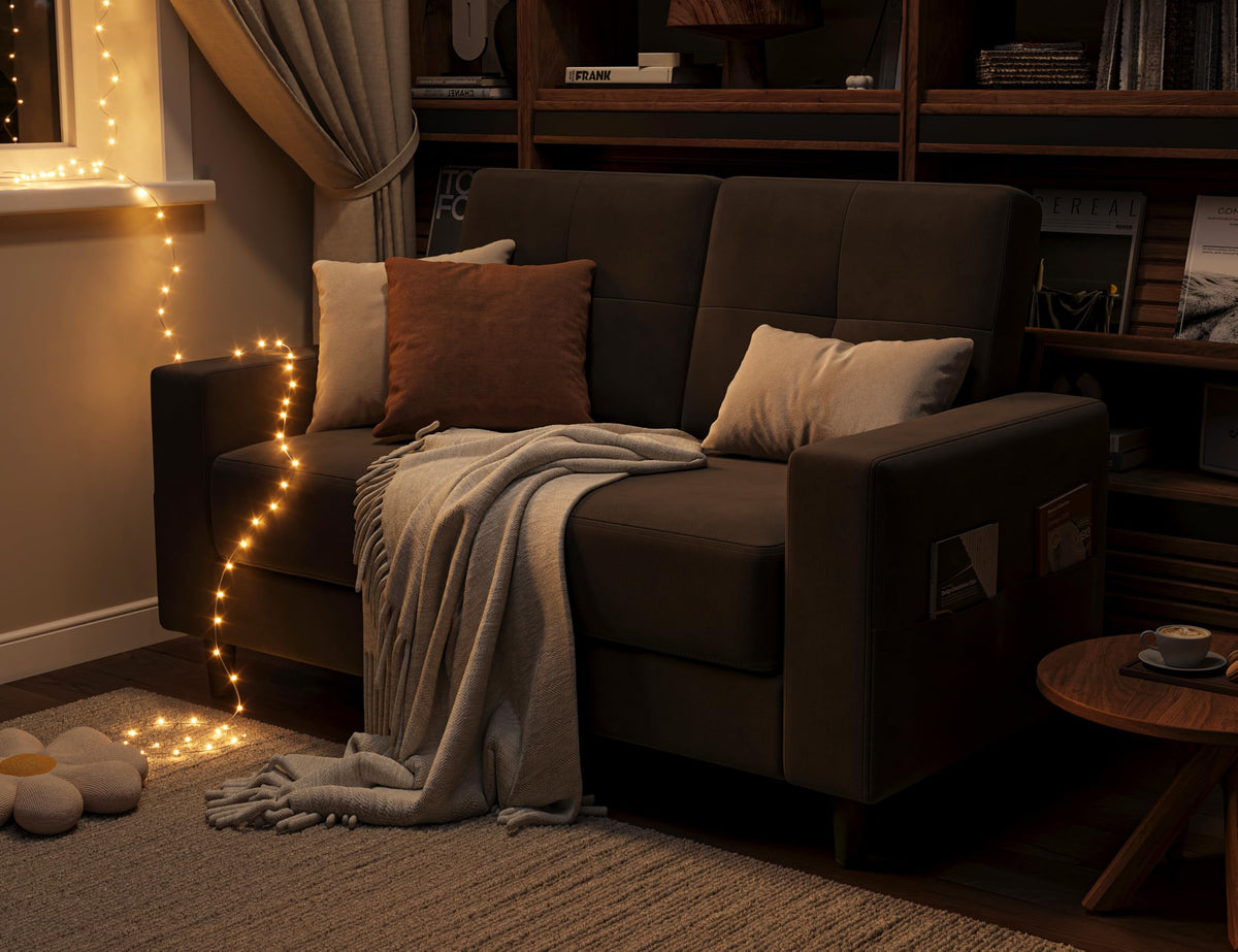 Velvet Loveseat Sofa