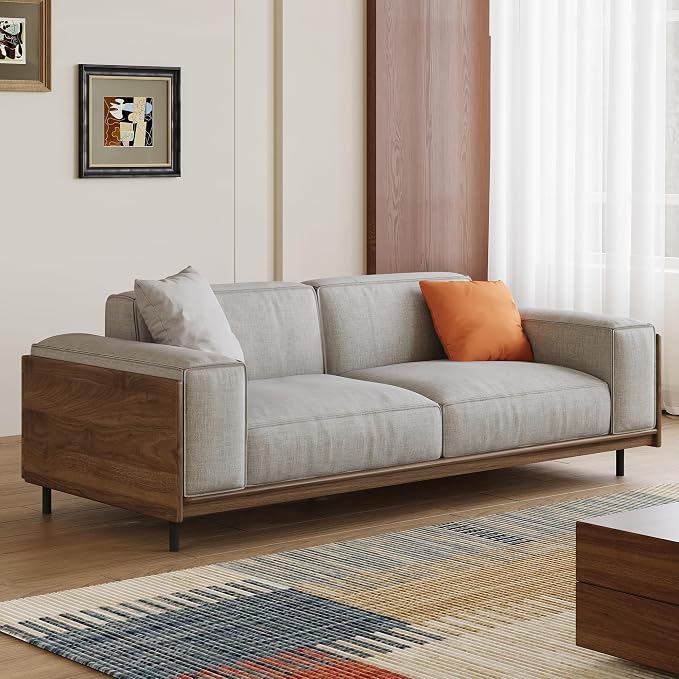 Fabric Sofa and Armchair