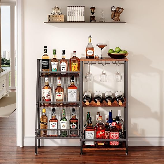 3-Tier Floor Wine & Liquor Rack