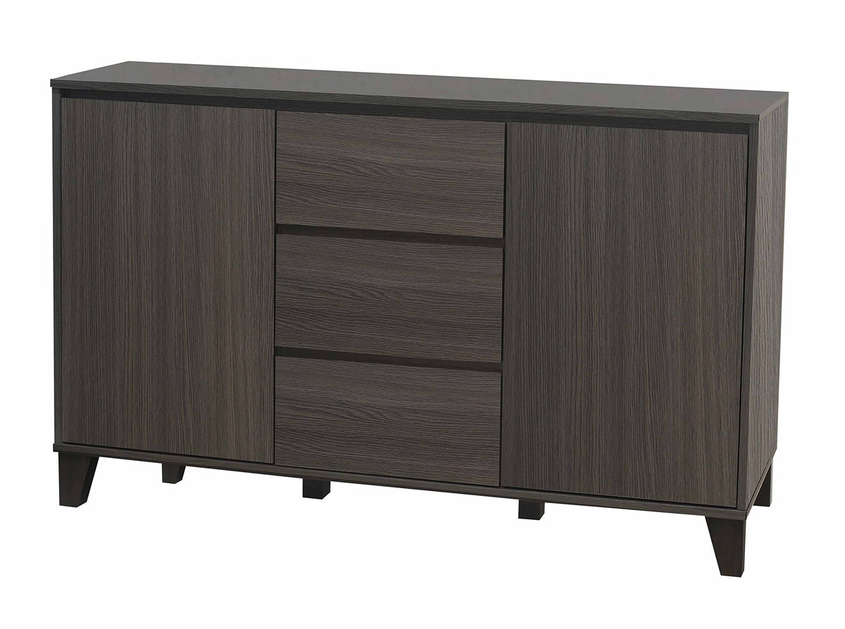 Kings Brand Furniture – Wood Buffet Server Cabinet Console Table, Oak Gray