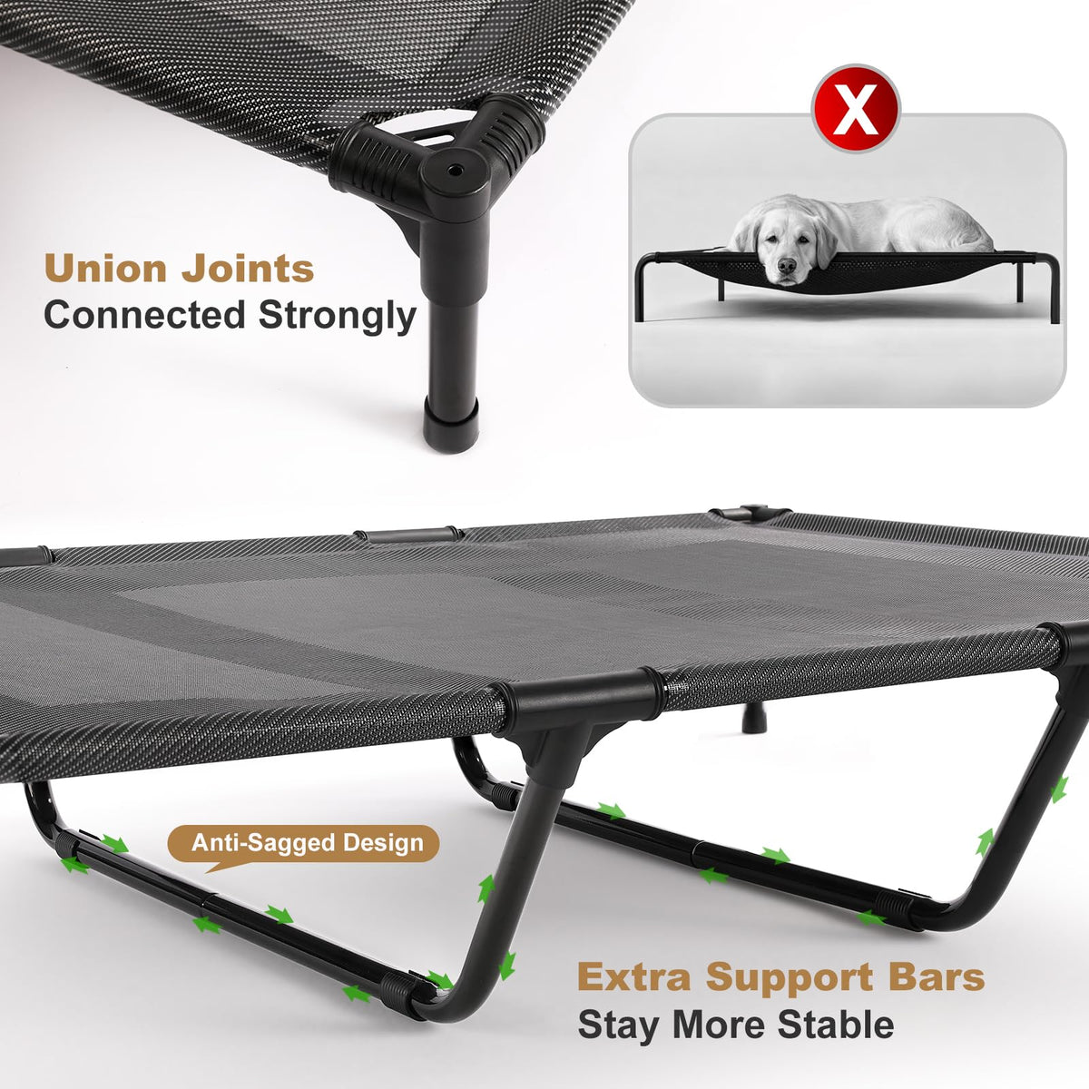 XL Elevated Dog Bed