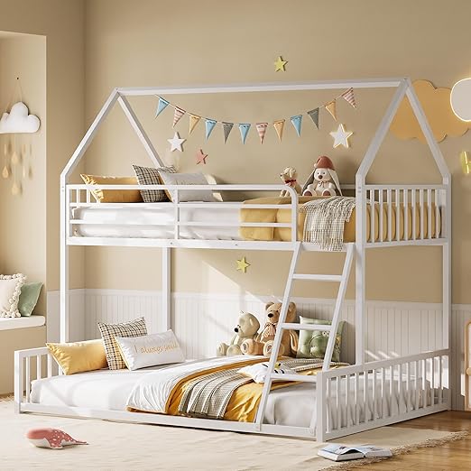 Twin Over Full House Bunk Bed