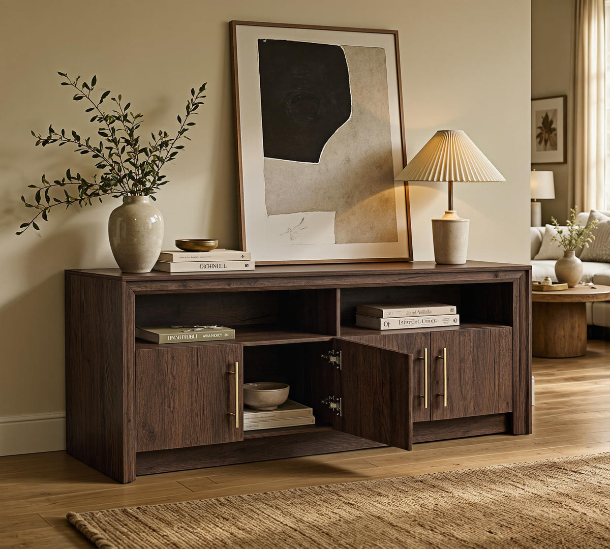 Walnut TV Stand