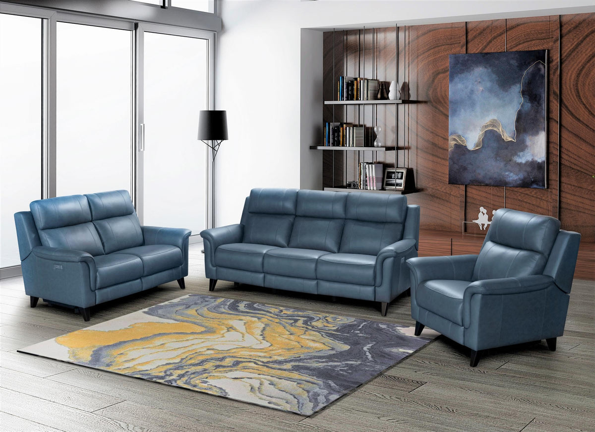 Leather Power Reclining Sofa