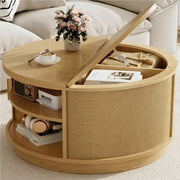 Round Storage Coffee Table