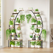 9-Tier Plant Stand with Grow Lights, 64" Tall