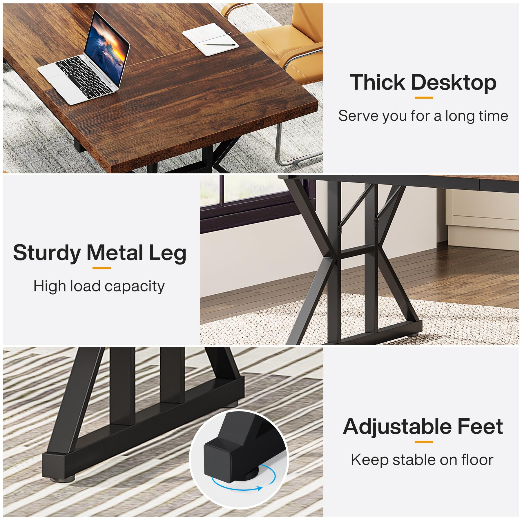 6FT Rectangle Conference Table for 6