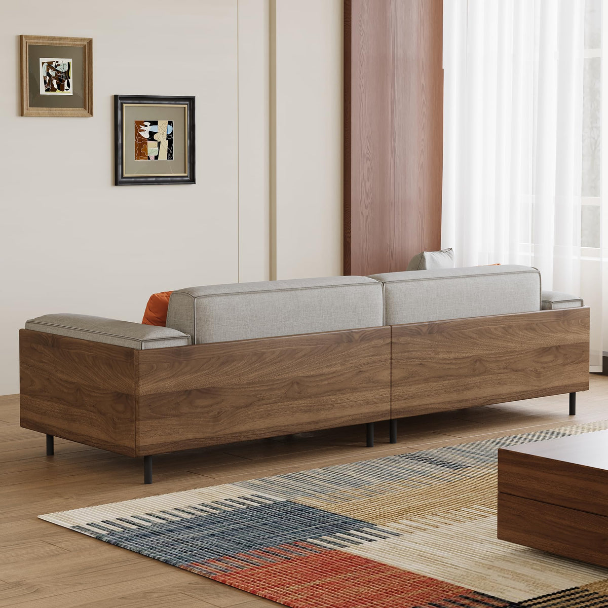 Fabric Sofa and Armchair