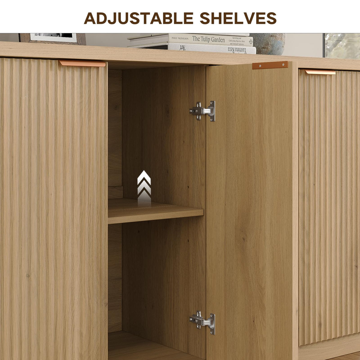 Natural Fluted Sideboard