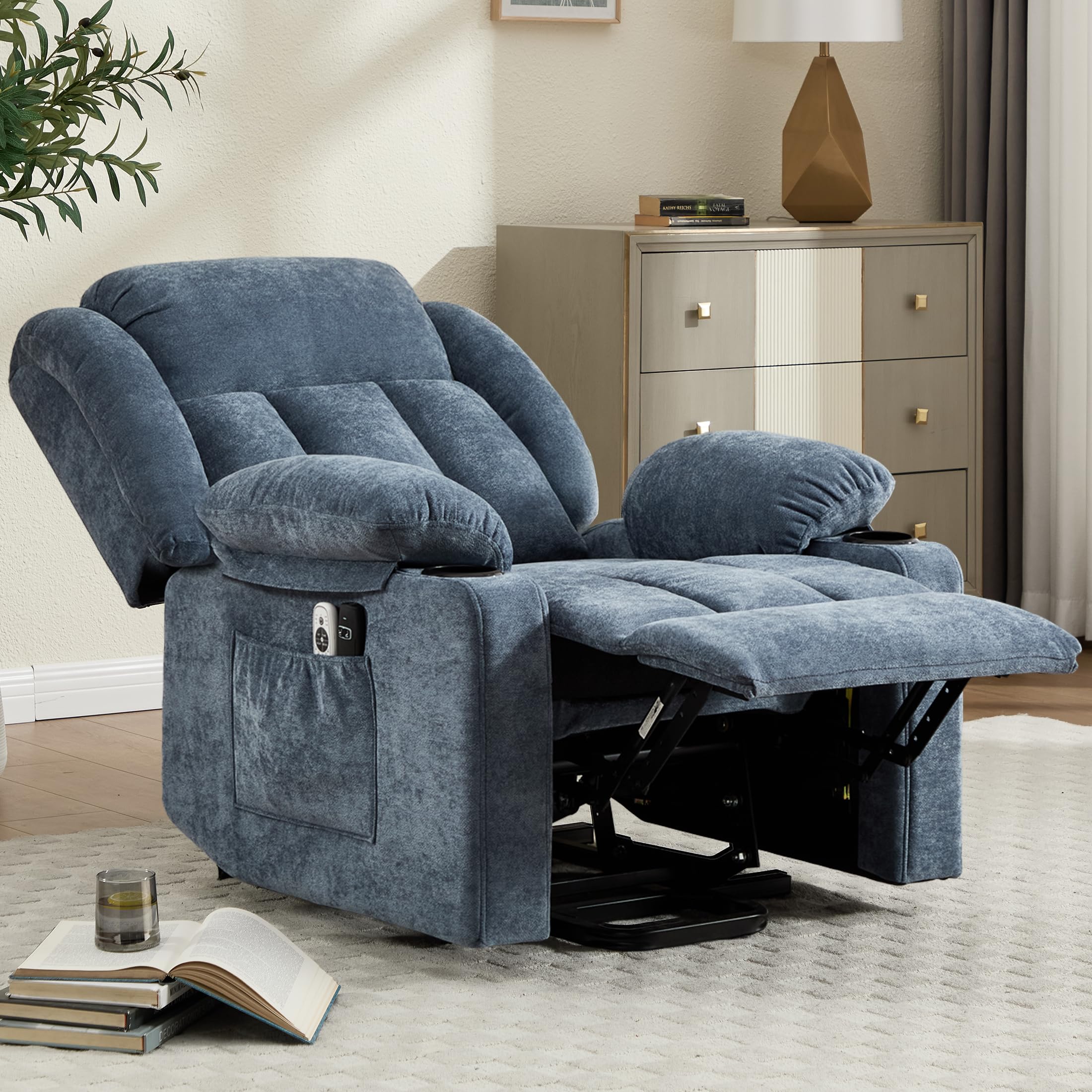 Power Lift Recliner Chair with Massage & Heat