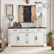 66" Farmhouse Buffet Sideboard Cabinet