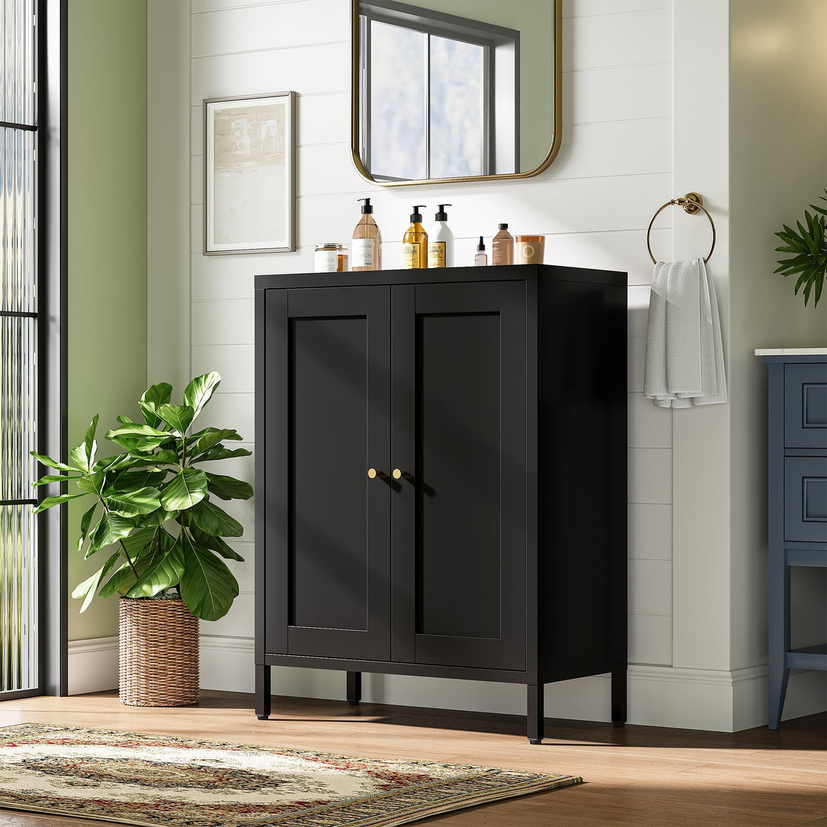 2-Door Metal Storage Cabinet