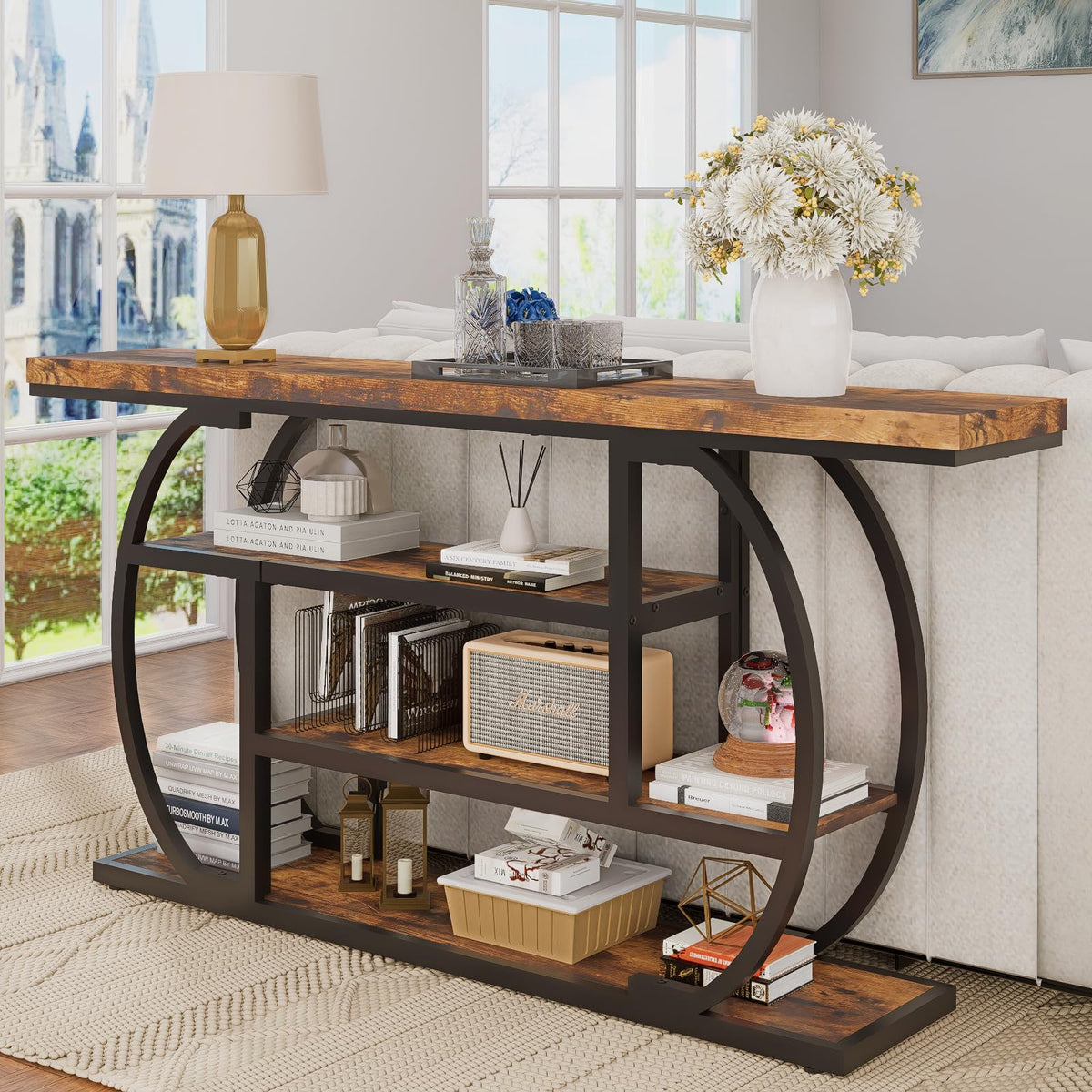 4-Tier Console Table
