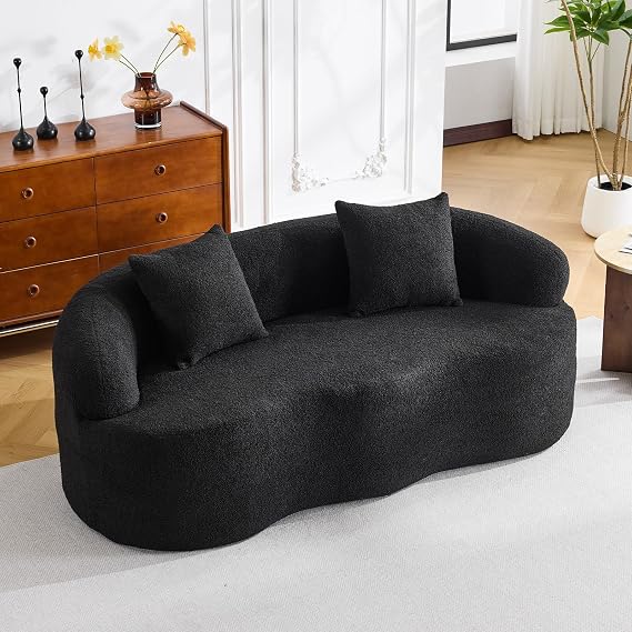 Curved Teddy Loveseat