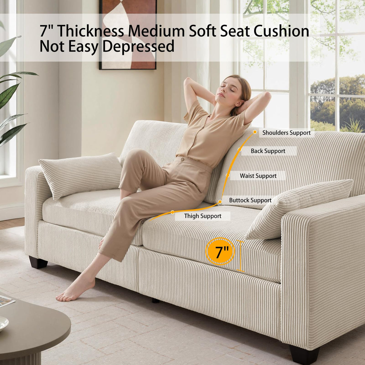 Corduroy Sofa