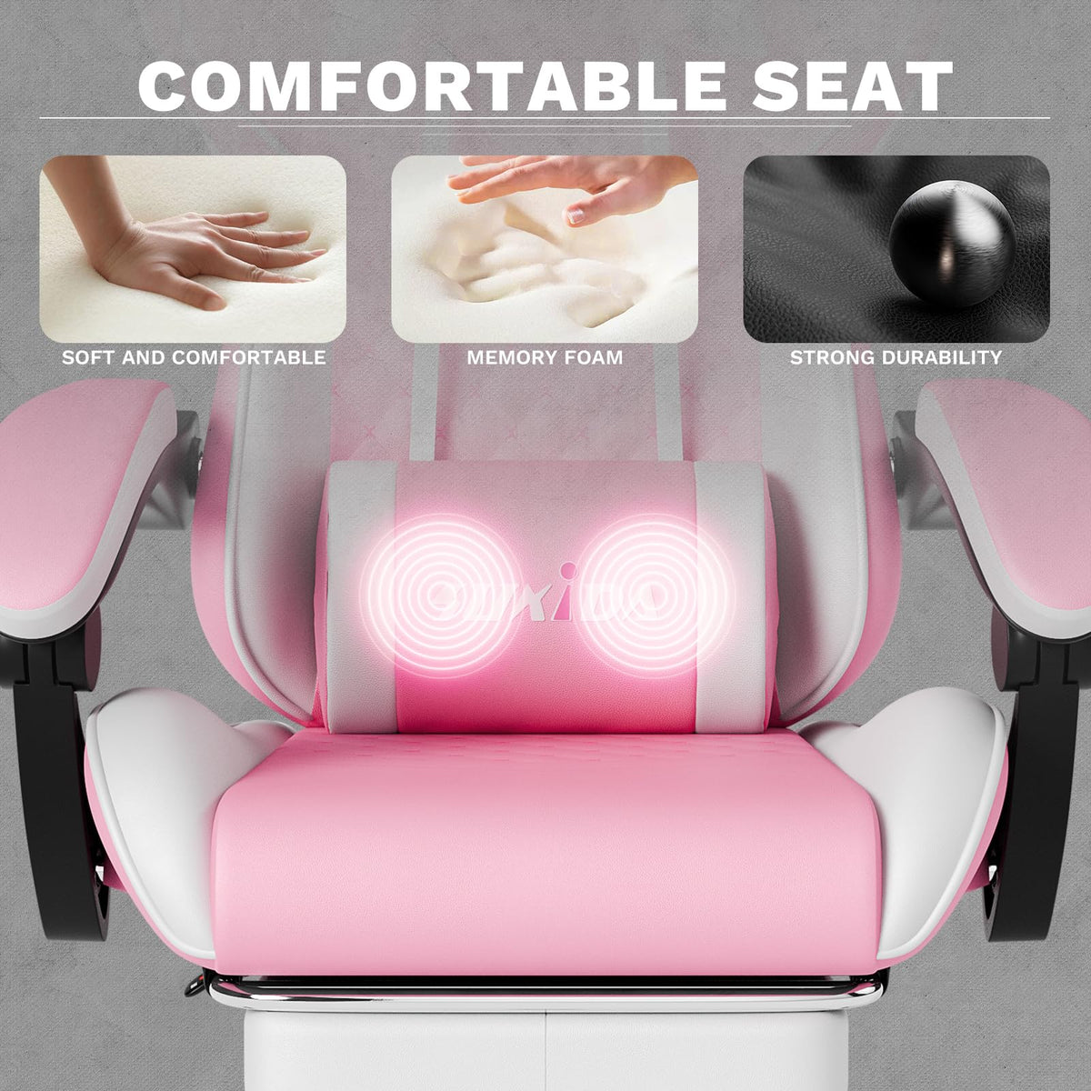 Pocket Spring Gaming Chair with Footrest